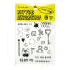 Teenytiger Cute Hangul Tattoo Sticker That Can Be Attached Without Water Or scissOrs
