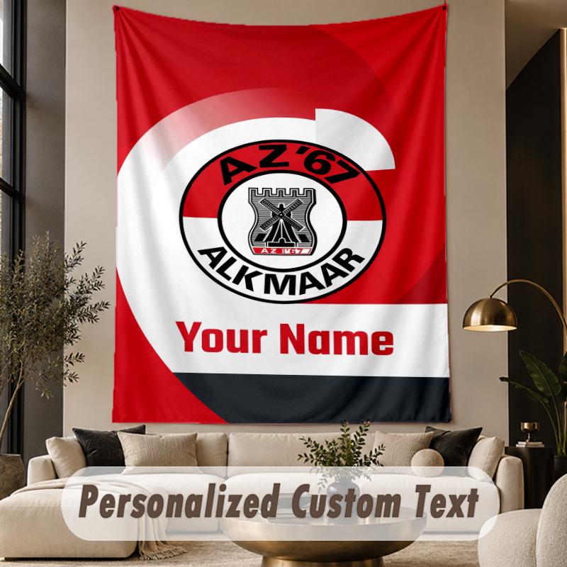 Custom Text Tapestry AZ Alkmaar Print Wall Tapestry Indoor Living Room Wall Decor