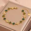 Popular bracelet, titanium steel does not fade, love zircon bracelet, high-end female light luxury niche bracelet, bracelet.