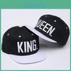 Bestickte Baseballkappe mit König und Königin, Sonnenschutz für Outdoor-Sportarten