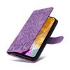 For Samsung Galaxy M15 5G/F15 5G PU Leather Phone Case Imprinted Sunflower Card Holder Stand Phone Cover