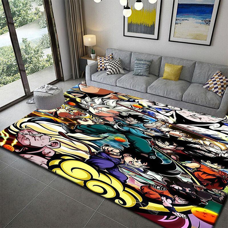 

Dragon Ball Super Hero Pattern Floor Ruganime soft washable cartoon floor carpet 60x90cm