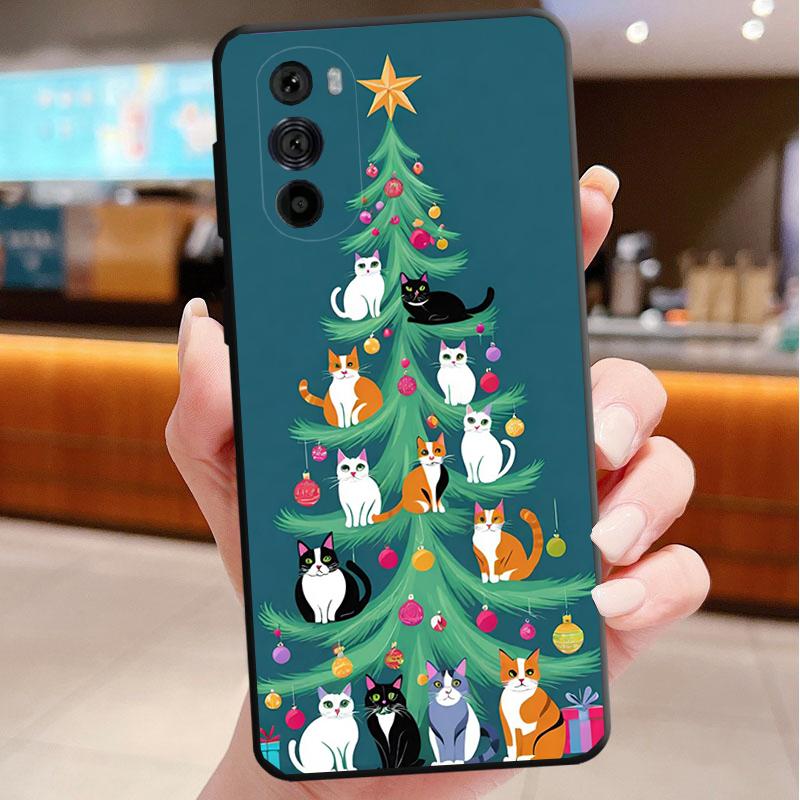 

Phone Case For Motorola Edge 50 40 Pro 60 50 40 30 Ultra Neo Fusion Moto G Play G Stylus G Power G Christmas Tree Light Moto Edge 30 Neo