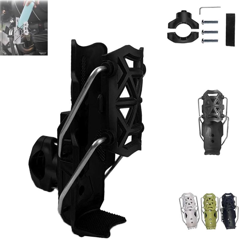 1 PCS 360 Degree Adjustable Bike Motorcycle Handlebar Cup Holder Cage For Water Bottle MTB Road Cycling ADV Motorbike Mount