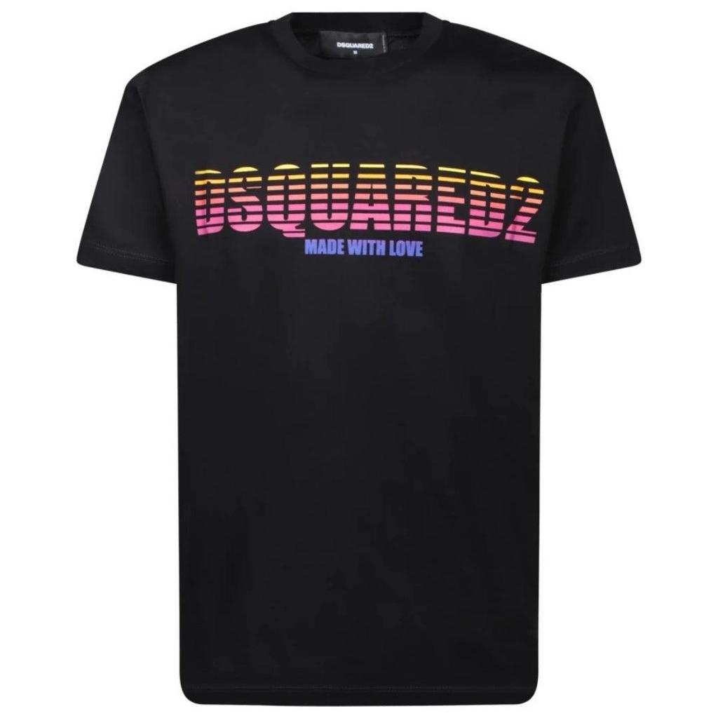 DSquared2 Unisex Adult Made With Love Logo Cool Fit T-Shirt