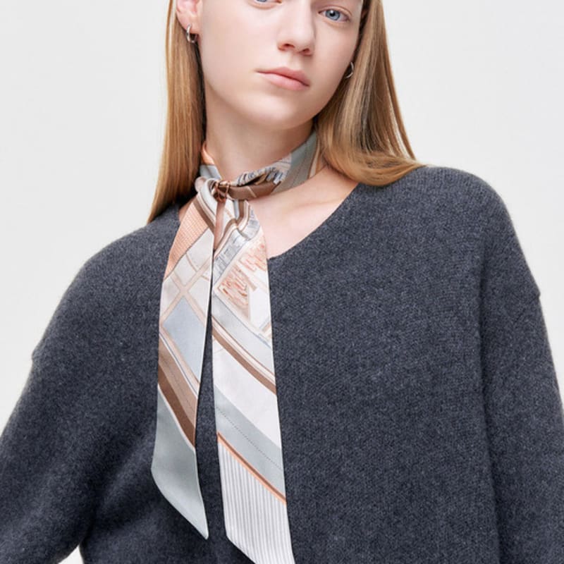 Saint Luxure Lame Khaki Gray