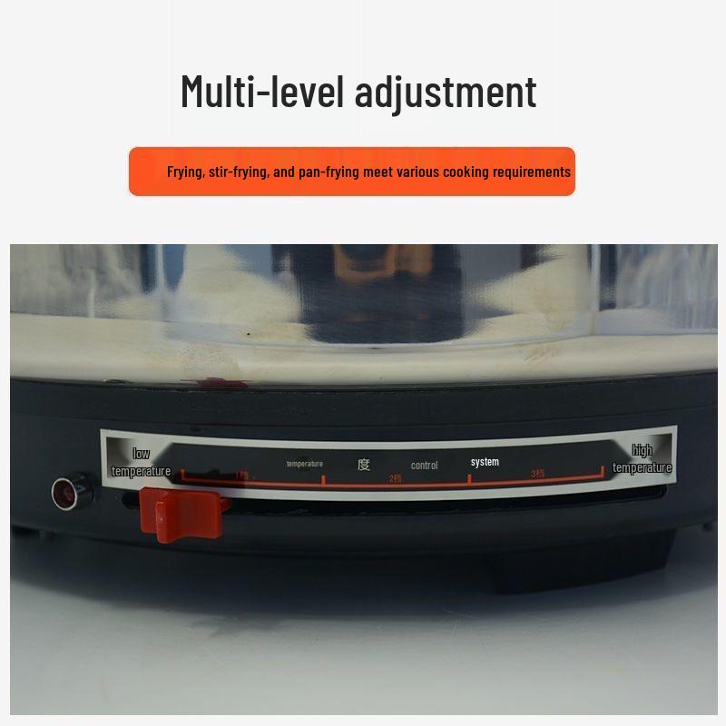 Verbesserte elektrische Edelstahl-Pfannkuchenpfanne mit großem Fassungsvermögen