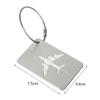 Aluminum Alloy Travel Luggage Tags Baggage Suitcase Address Tag Label
