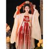 Chinese Tang Dynasty Style HE ZI Dress Hanfu Women's Suit Embroidered Daily Suit