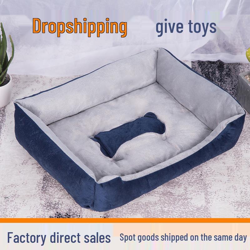 Four Seasons Universal Pet Nest: Warm Cushion for Large Dogs & Cats