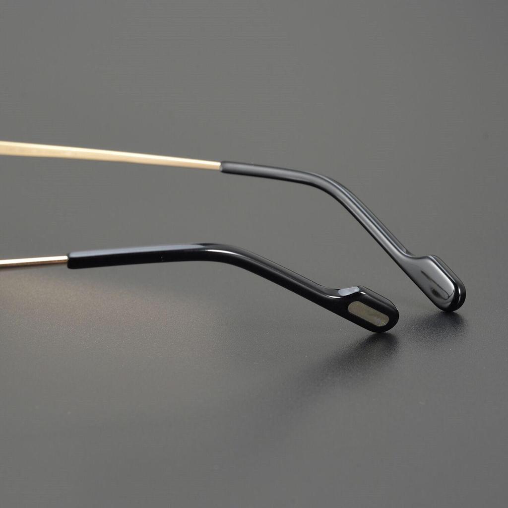 CT0344O Unisex Rimless Stylish Pure Titanium Myopia Eyeglass Frame
