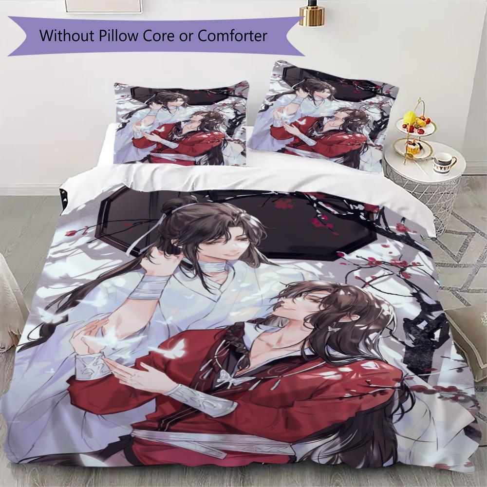 

Heavenly Pattern Bedding uilt Set uilt Cover Pillowcase Home Decoration Birthday Gift (1 * duvet cover + 2 * pillowcase without core)34 135x200cm
