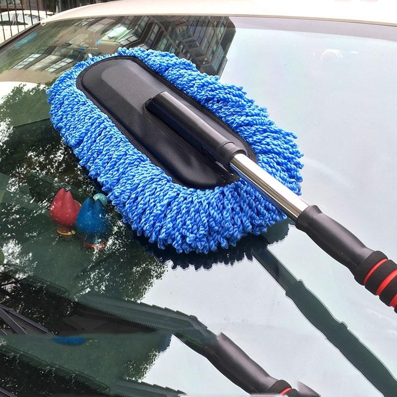 Kartáče na mytí aut z mikrovlákna s nastavitelnou rukojetí Škálovatelný kartáč na čištění auta Myčka na auto Clea
