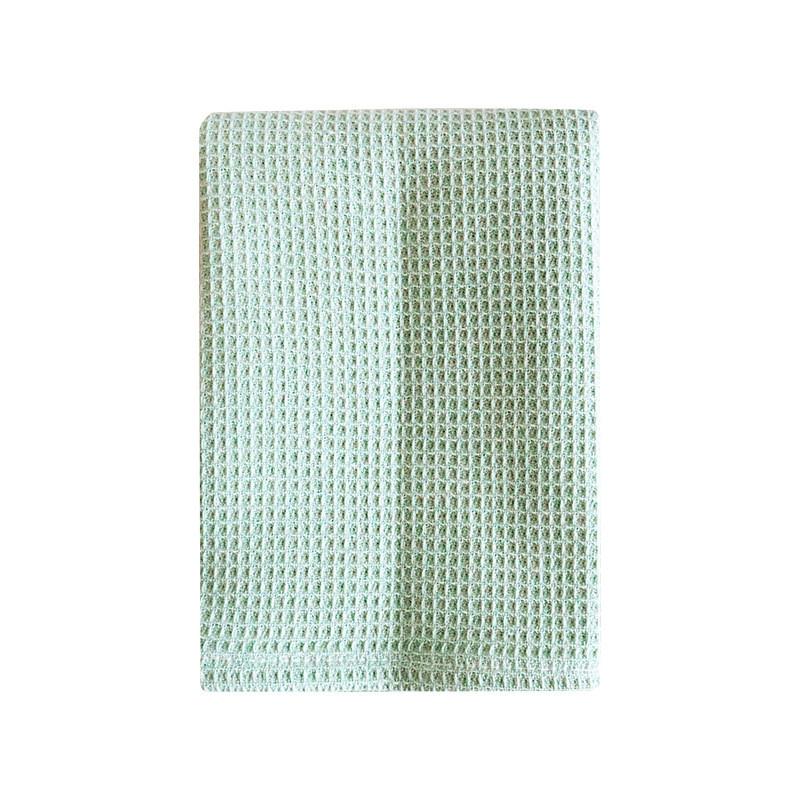 35x35cm Square Waffle Dish Towel Household Kitchen Plain Cotton Thickened Cleaning Cloth Absorbent Dishcloth