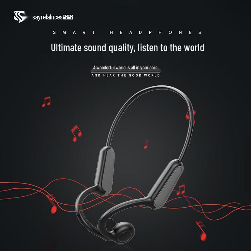 Sayrelances Air Conduction Bluetooth Headphones