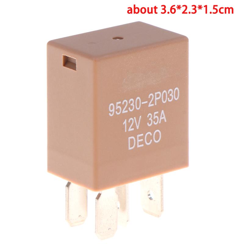 12V 35A Automotive Relay 95230-2P030 4Pin Car Relay Stable Conductivity For Vehicle Electrical Repair Replacement