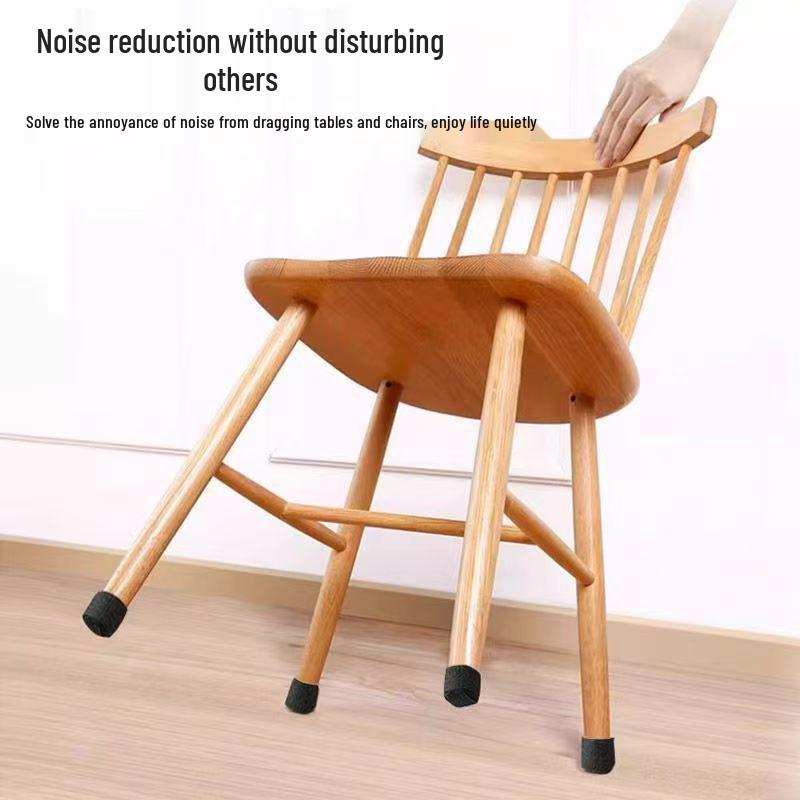 Silent Non-slip Chair Leg Caps: Universal Wear-resistant Foot Pads and Stool Leg Protectors for Tables and Chairs