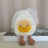 Soft Boiled Eggs Fashion Creative Wedding Pendant And Lovely Smile Happy Doll Wedding Gifts Home Decoration Holiday Kids Gift