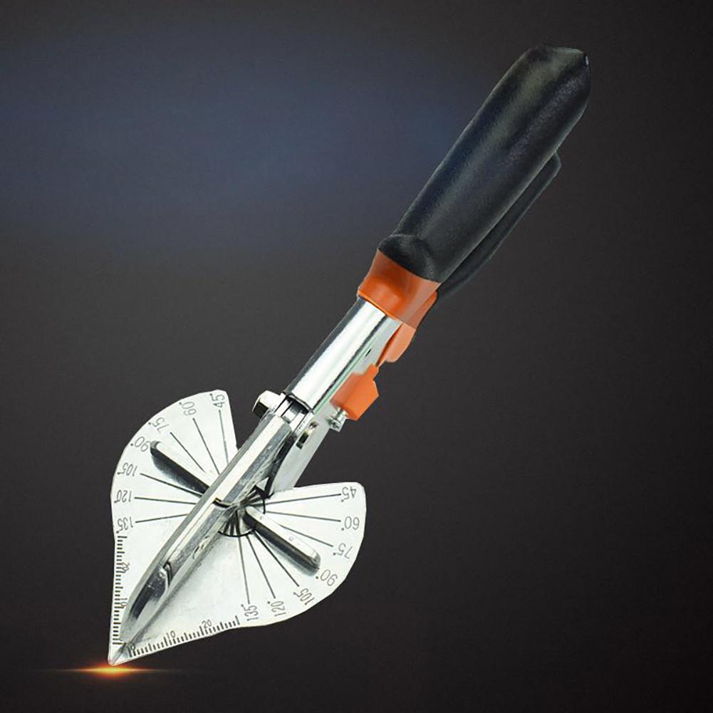 Multi Angle Scissors 45 Degree 90 Degree High Accurate Clear Scale Trim Shears Tools for Thin Wood Cut Plastic Red Black