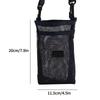 Water Bottle Carrier Bag with Phone Pocket For Umbrellas Phones and Other Small Items Hiking Camping Water Bottle Bag Navy Blue