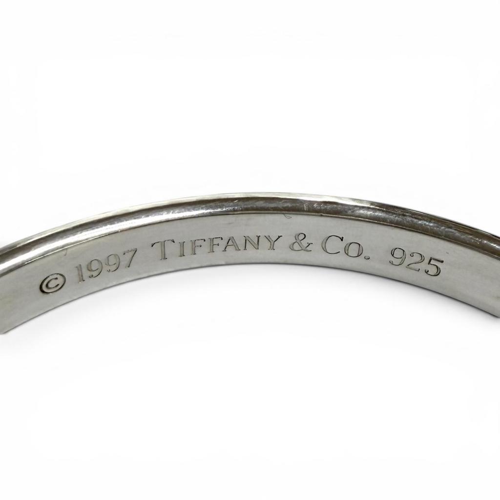 Excellent TIFFANY&Co. Bangle 1837 Narrow Bangle Silver 925 Women Used