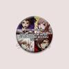 Anime Spiel Danganronpa Anstecknadeln Schwarzer Bär Kyoko Kirigiri Cartoon Cosplay Abzeichen Runde Brosche für Rucksack Tasche Zubehör Geschenk