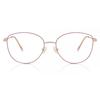 Full Rim Cat Eye Pink Rose Gold Marso 888e Fashion Women Eyeglasses