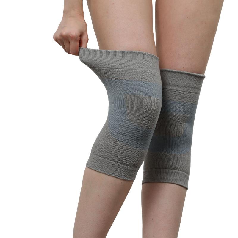 Bincho Charcoal Knee Pad Thickened Warm Cold Resistant Knitted 4-Way Stretch Compression Leg Sleeve for Autumn Winter