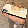 Black Soft Phone Cover Case for iPhone 13 12 11 17 Pro Max 7 8 15 16 14 Plus XS Max 17Air XR Cartoon Pufferfish