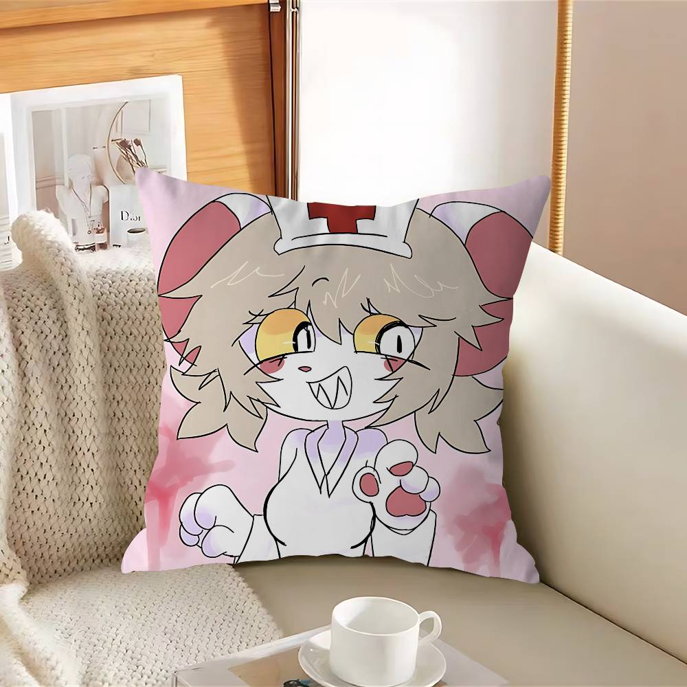 

Жахлива миша L-LornaS Наволочка Знімна Пральна Чохол на Подушку – Всесезонний М який Льон 12x12Inch