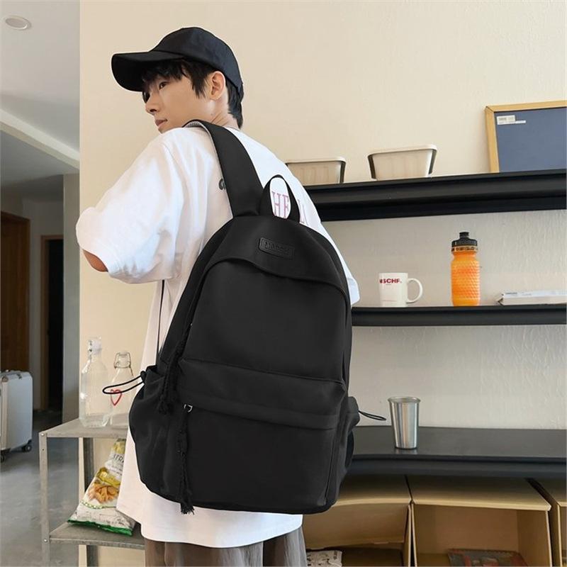 Schoolbag Backpack Women's Japanese and Korean 1011 Spring and Summer Versatile New Junior High School Student Schoolbag Simple Large Capacity 