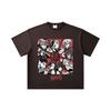 260 GSM Double Yarn 32 Count 100% Cotton Demon Slayer V81 Hashiras Print Unisex Heavy Cotton T Shirt