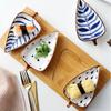 Snack Plate Set Trays Top for Serving Food Japan Style Leaf Dish Beautiful Tableware Cold Dishes Dry Fruit Tray Ceramic Home Use Kitchen