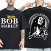 Bob Marley T-skjorter Mote T-skjorte for Menn Y2K Topper Harajuku O-hals Kortermet Skjorter Fans Gave Sommer Dame Mote T-skjorte