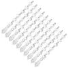 10PCS Acrylic Pendant 15cm Clear Long Drop Shape for Chandeliers Baby Room Christmas Tree