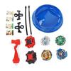 Ongwan Beyblade Burst 4-Piece Set, Rotating Gyro Toy with 2 Launchers and Detachable Battle Entries, Gyroscope Toy, Racing Game for Kids