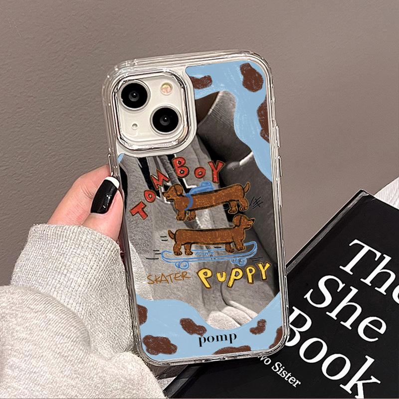 Mobile Phone Cases for iPhone 11 13 XR 15 Pro Max 12 14 Pro Max Case iPhone 16 XS Max Mirror Protective Case Mirror Exquisite Cartoon Waterproof