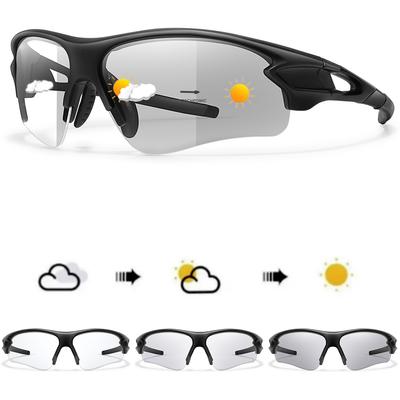 Outdoor Sports Fashion Photochromic Sunglasses Women Men Cycling Running Driving Eyewear Women Fashion Goggles