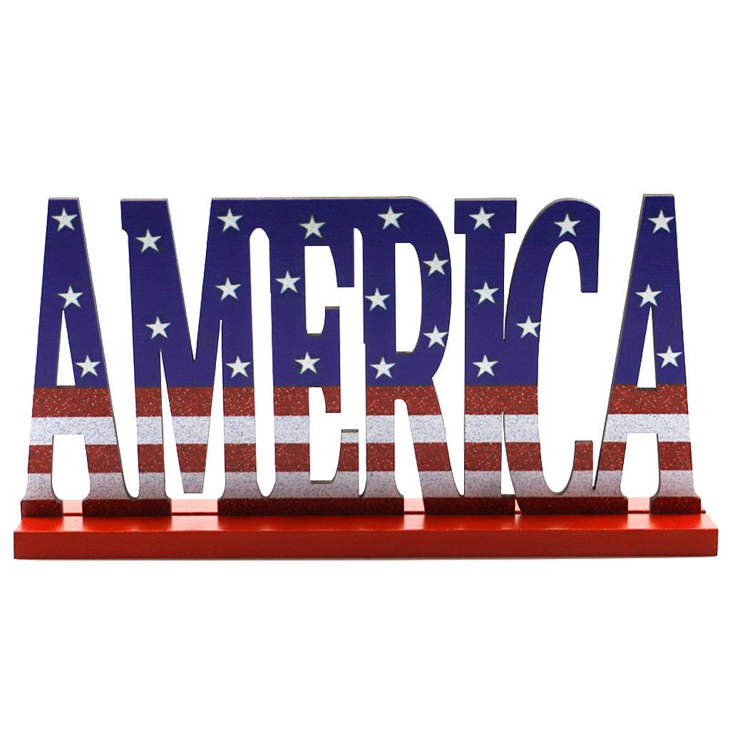 

American Independence Day Wooden Letter Decor