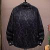 Herren Retro Denim Reversjacke - Gewaschen, Used-Look und Cool für Herbst/Winter High Street Mode.