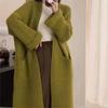 Autumn and Winter Thick Needle Sweater Women's Double Pocket Casual Lazy Wind Long Sweater Jacket Cardigan Women Loose