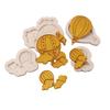 4pcs Cloud Balloon Resin Mold Fondant Silicone Mold DIY Cake Pastry Baking Mold