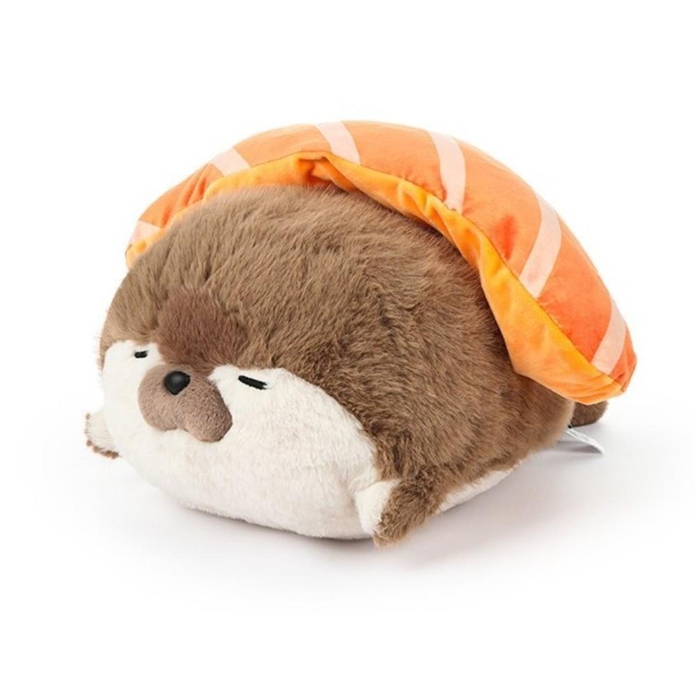 Japanese Style Stuffed Sea Otter Toy Kawaii Pillow Cushion Fried Shrimp Soft Doll  Birthday Gifts