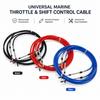 Marine Outboard Throttle Shift Cable, Boat Motor Remote Control Cable, Engine Gear Operation Lever Pull Wire Replacement