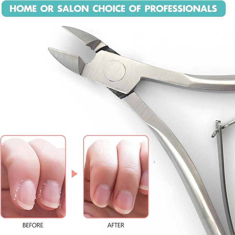 Cutters Tool Cuticle Nippers Nail Manicure Scissors Cuticle Clippers Trimmer Dead Skin Remover Pedicure Stainless Steel