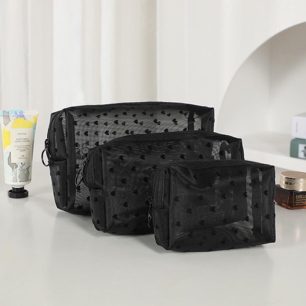 

Модная сетчатая косметичка — портативное хранилище косметики с любовью к дизайну octagon, large, medium and small чёрный