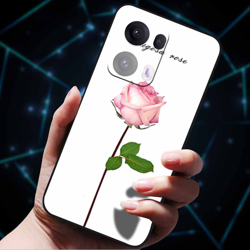 3D Flowers Emboss Fundas For OPPO Reno 13 Reno13 Pro 13F 5G Case Soft Silicone Phone Case for OPPO Reno13 Pro Back Cover Coque