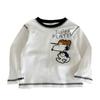 Boys Cotton Long Sleeve Cartoon Embroidered T Shirt for Toddlers and Kids