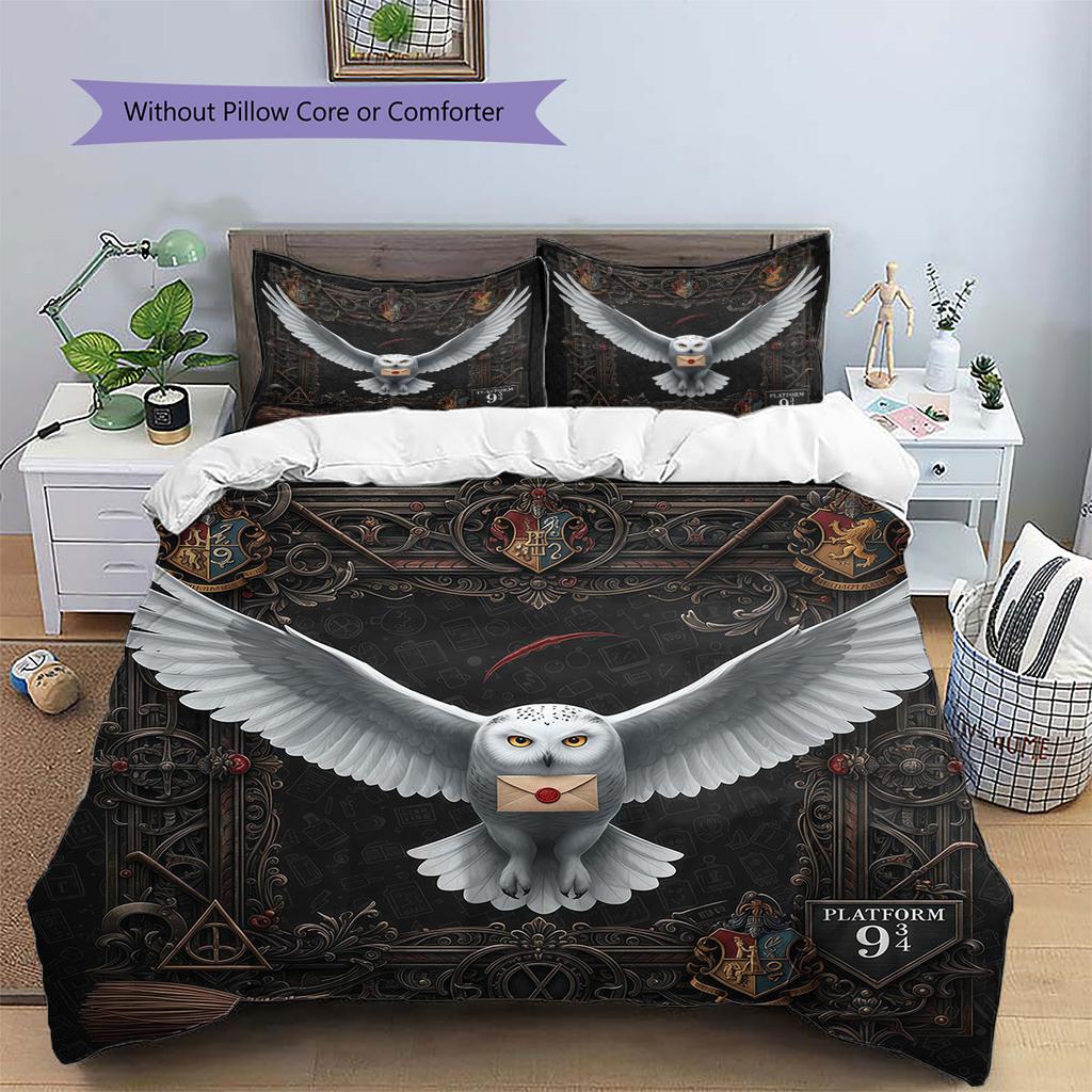 Hathaway Pattern Bedding Quilt Set Quilt Cover Pillowcase Home Decoration Birthday Gift (1 * duvet cover + 2 * pillowcase, without core)