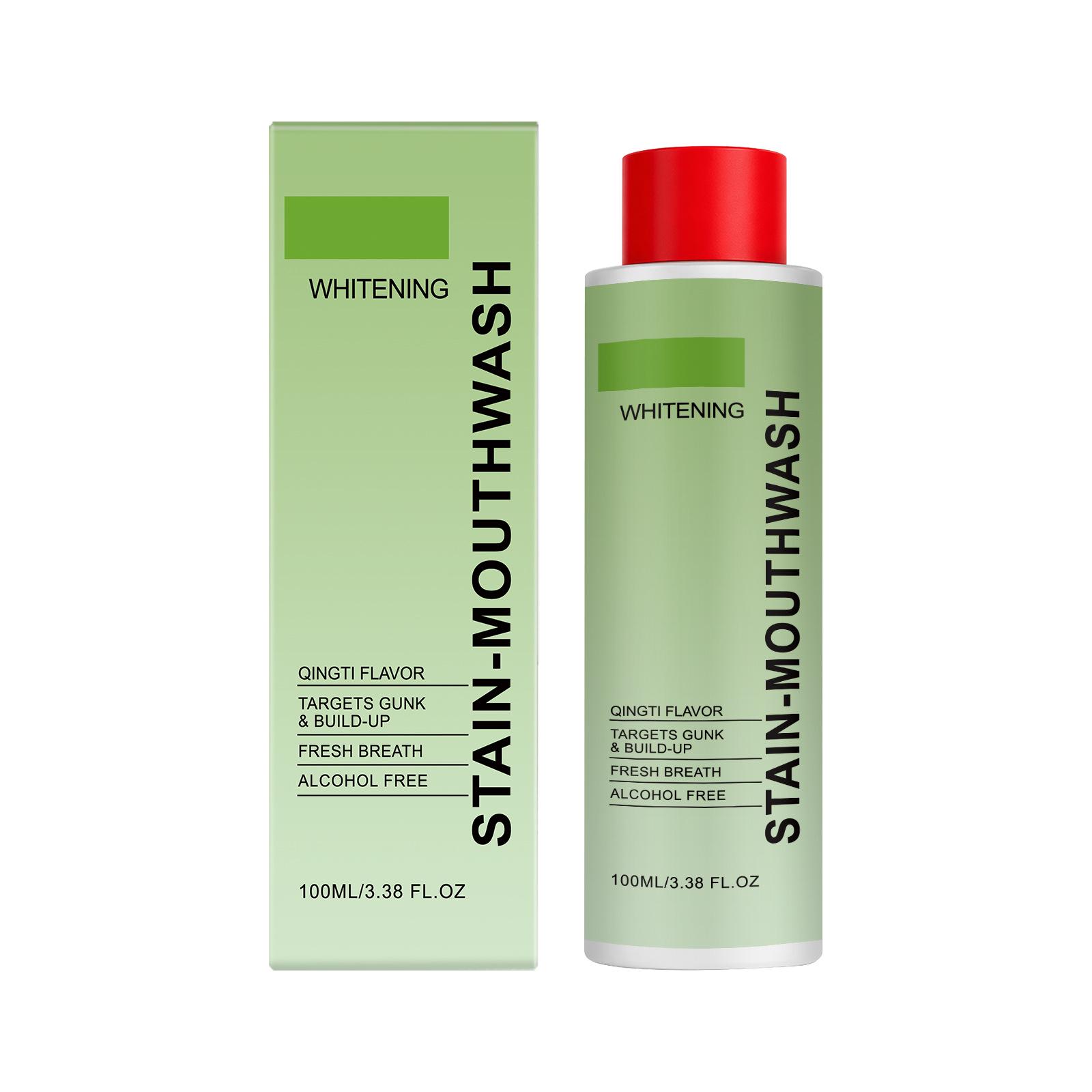 Green Grape Stain-Removing Mouthwash: Gentle Clean, Fruity Freshness